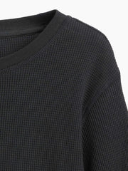 Kids Waffle-Knit Crewneck T-Shirt