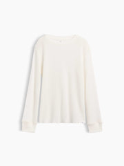 Kids Waffle-Knit Crewneck T-Shirt - New Off White