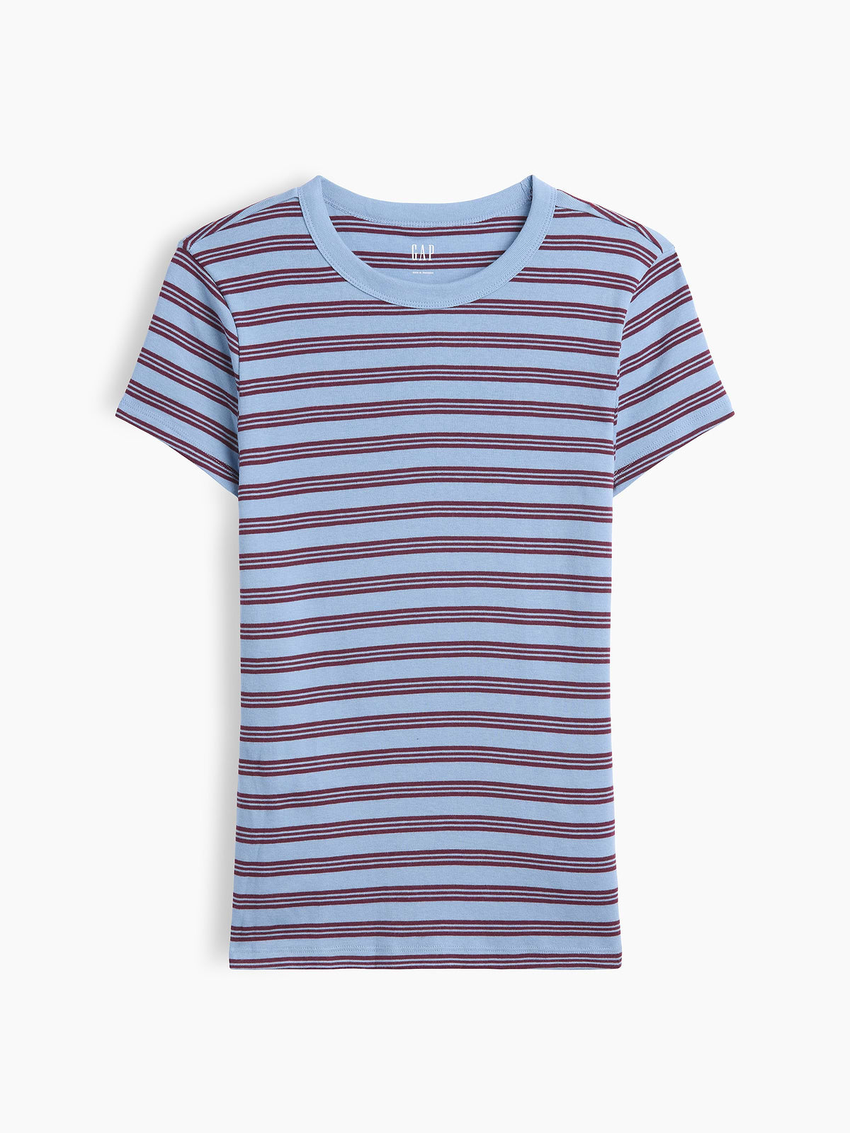 Ribbed Crewneck T-Shirt