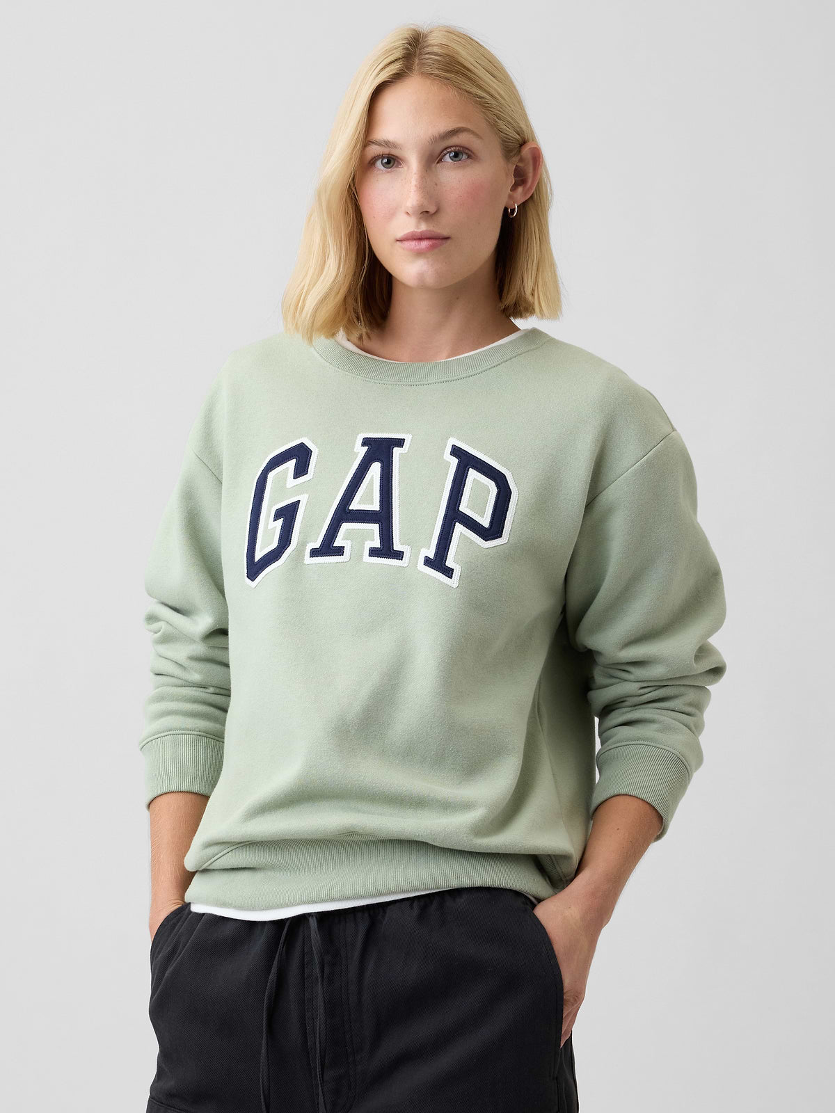 Gap Logo Sweatshirt - Desert Sage Green
