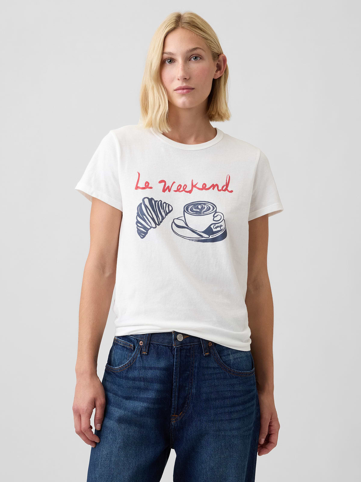 Favorite Crewneck T-Shirt - Weekend Graphic