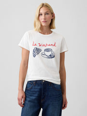 Favorite Crewneck T-Shirt - Weekend Graphic