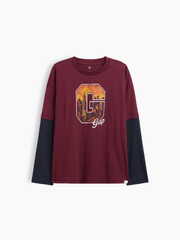 Kids Relaxed Graphic T-Shirt - Tuscan Red