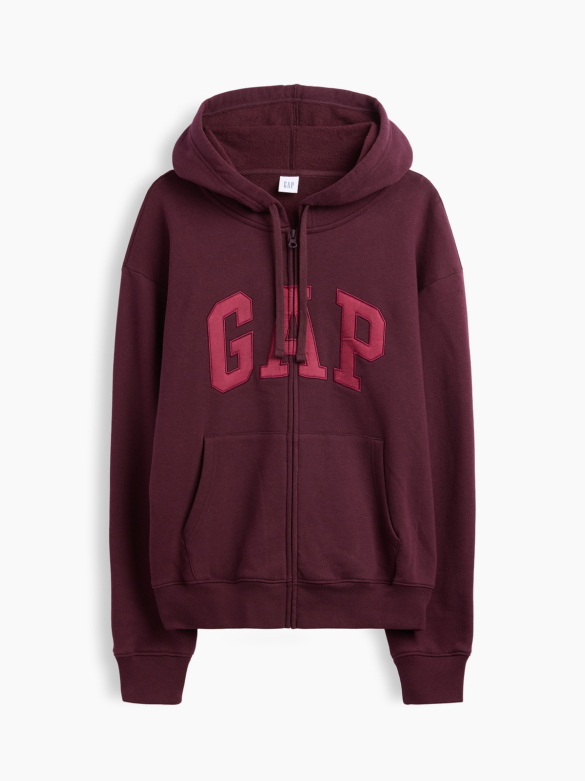 Relaxed Gap Logo Zip Hoodie