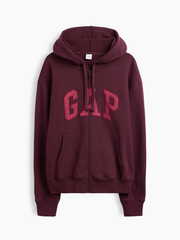 Relaxed Gap Logo Zip Hoodie