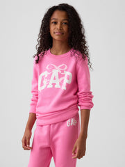 Kids Graphic Sweatshirt - Love Letter Pink