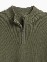 Kids Relaxed Quarter-Zip Sweater