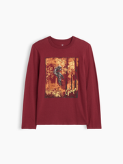 Kids Graphic T-Shirt - Radish Red