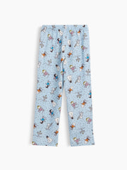 GapKids Peanuts Print Flannel PJ Pants - Peanuts Blue