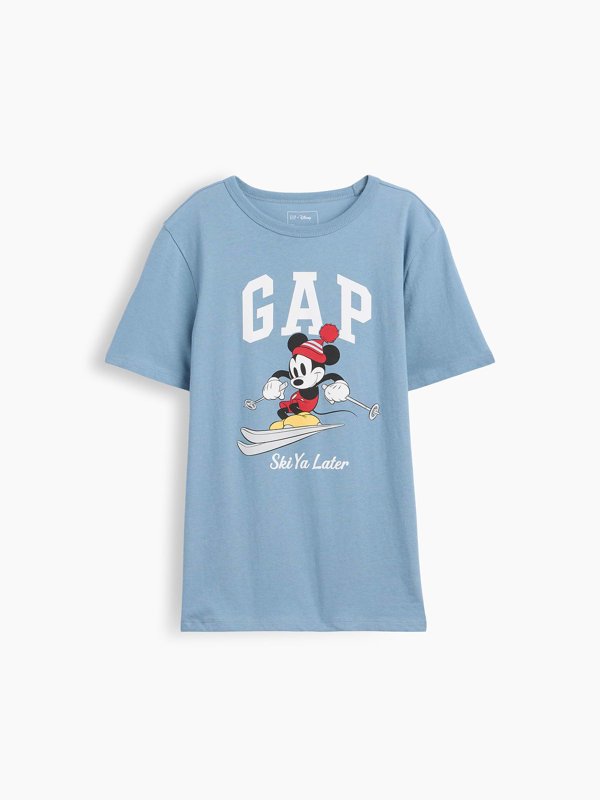 GapKids × Disney Logo T-Shirt - Disney Ski Blue