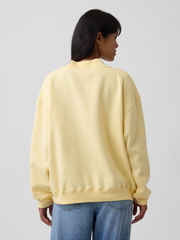 Oversized Gap Logo Mockneck Tunic Sweatshirt