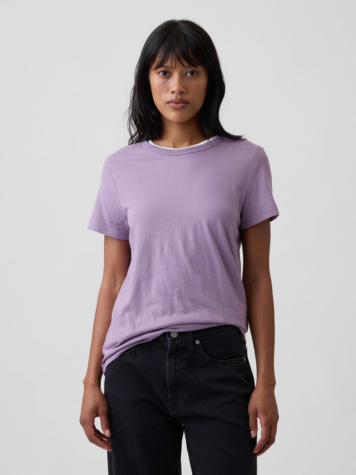 Favorite Crewneck T-Shirt - Amethyst Purple