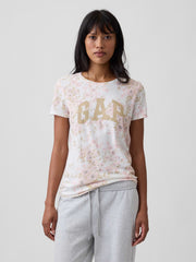 Gap Logo T-Shirt - Pink Floral