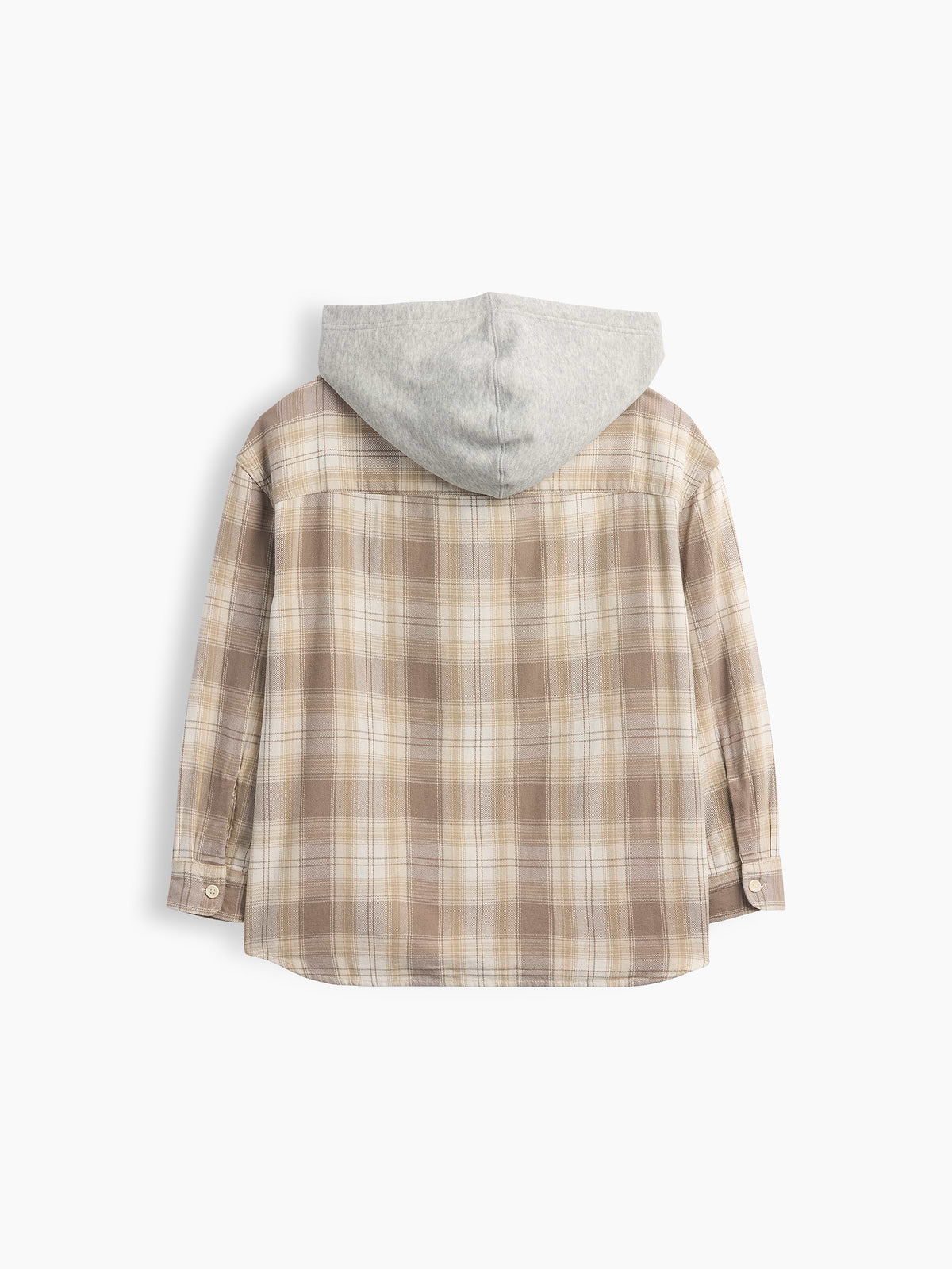 Kids Hooded Flannel Shirt