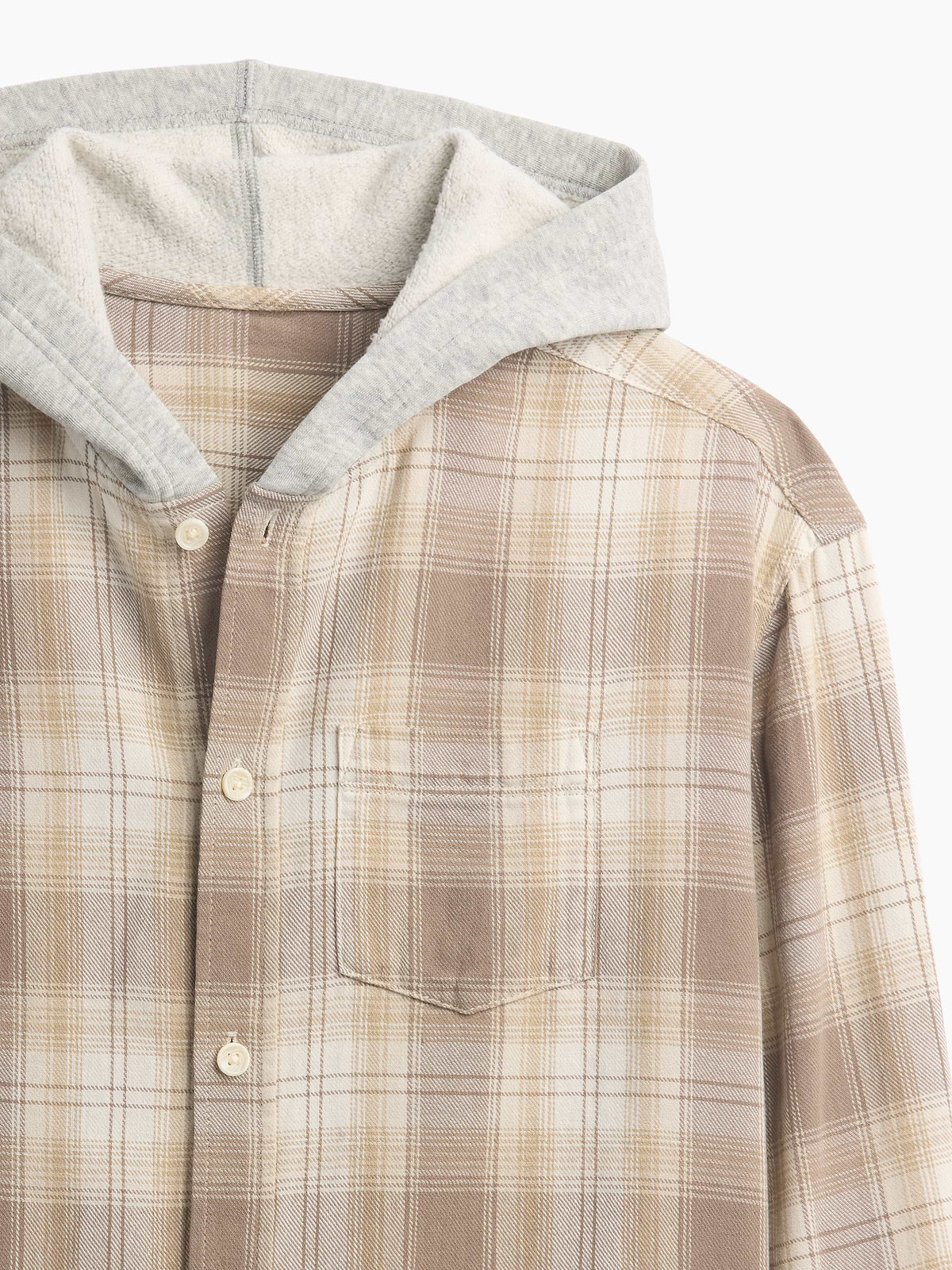 Kids Hooded Flannel Shirt