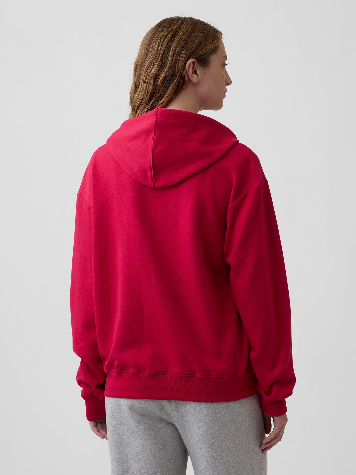 Relaxed Gap Logo Zip Hoodie