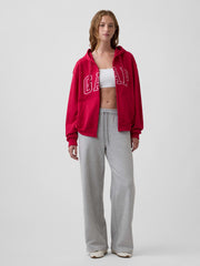 Relaxed Gap Logo Zip Hoodie