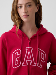 Relaxed Gap Logo Zip Hoodie