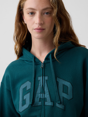 Relaxed Gap Logo Zip Hoodie