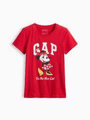 Gap × Disney Minnie Mouse Logo T-Shirt