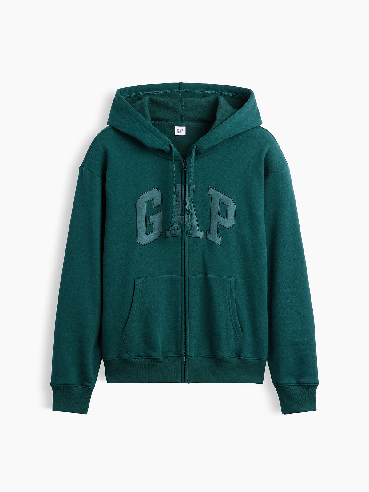 Relaxed Gap Logo Zip Hoodie