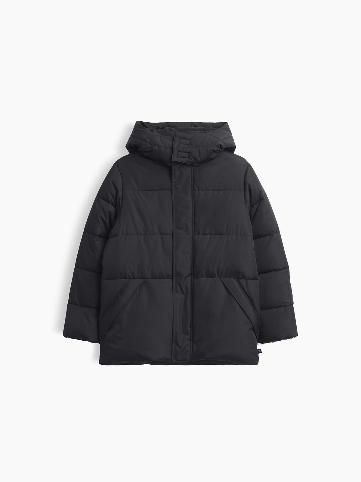 Kids Puffer Parka - Black