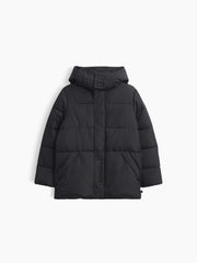 Kids Puffer Parka - Black