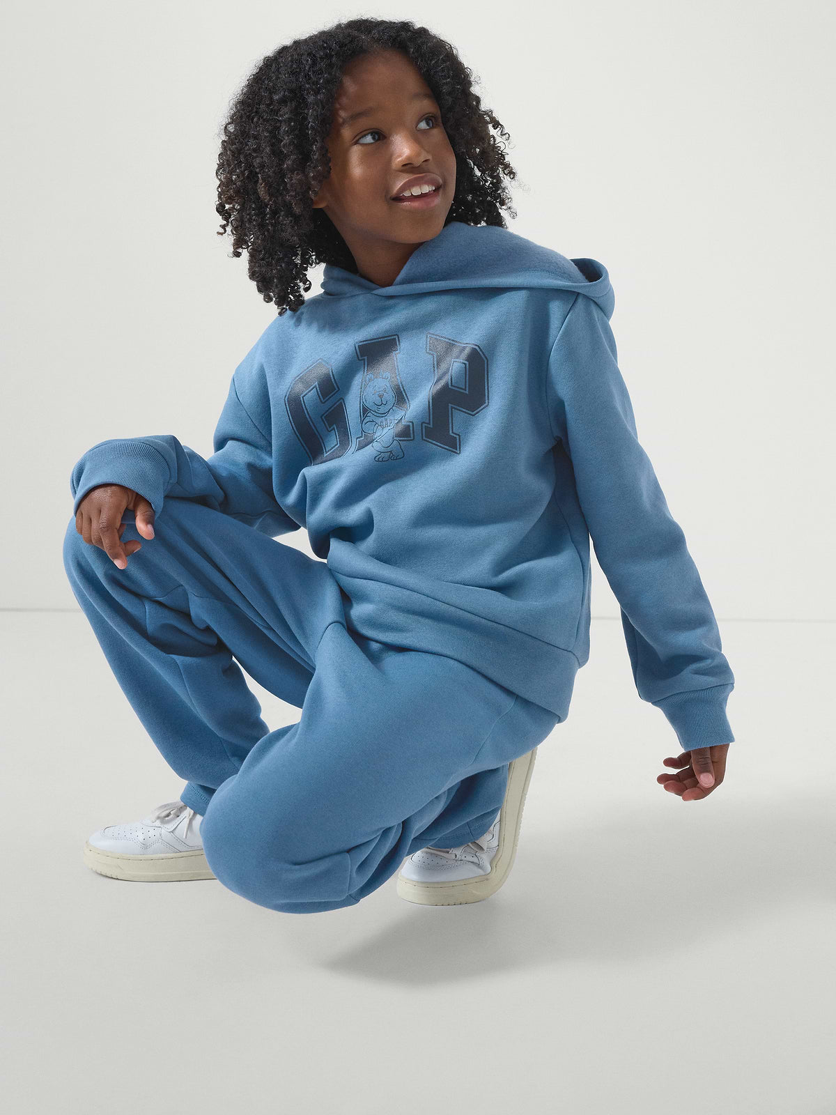 Kids Graphic Hoodie - Bainbridge Blue