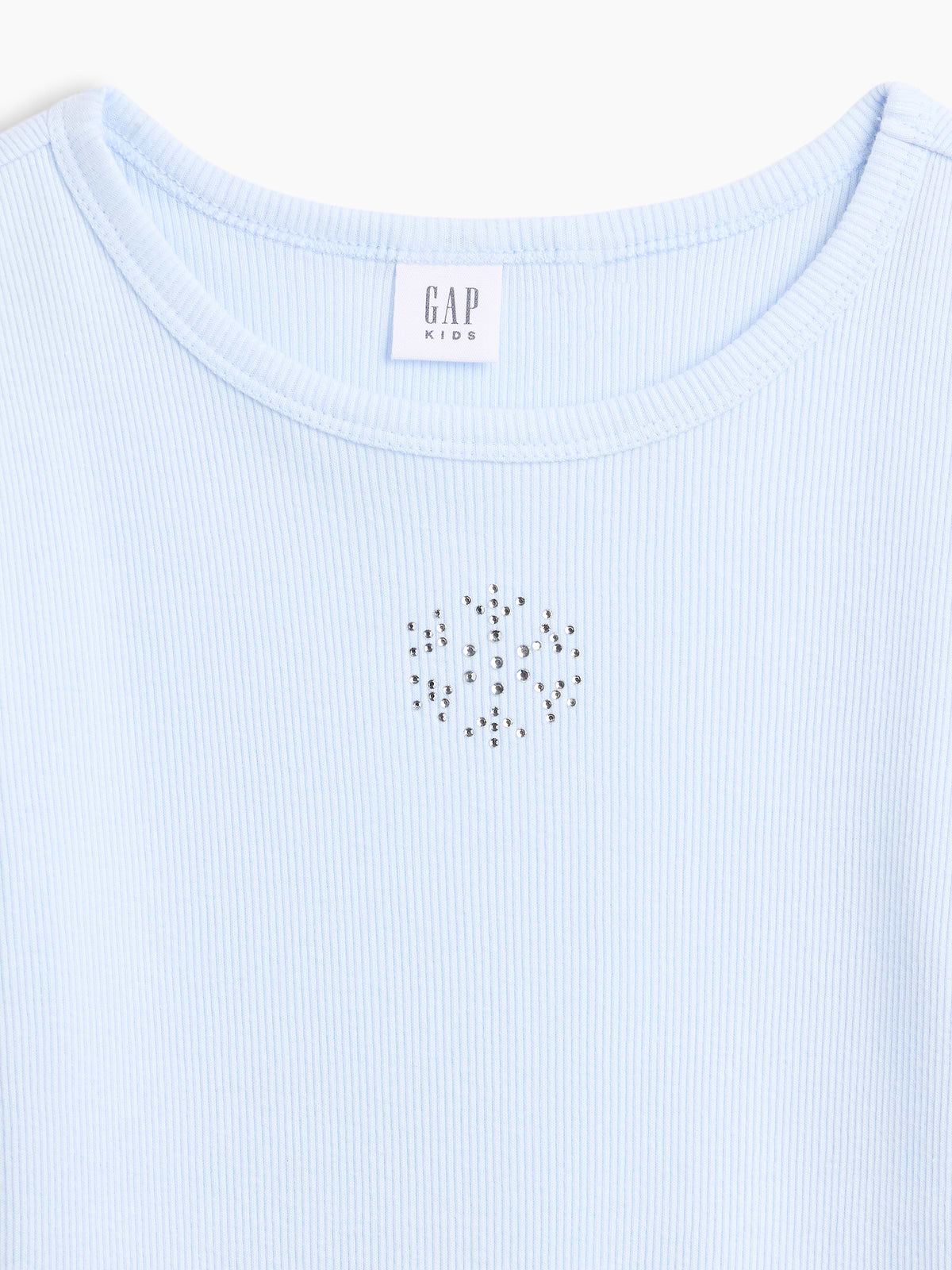Kids Ribbed Crewneck T-Shirt
