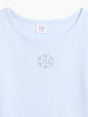 Kids Ribbed Crewneck T-Shirt