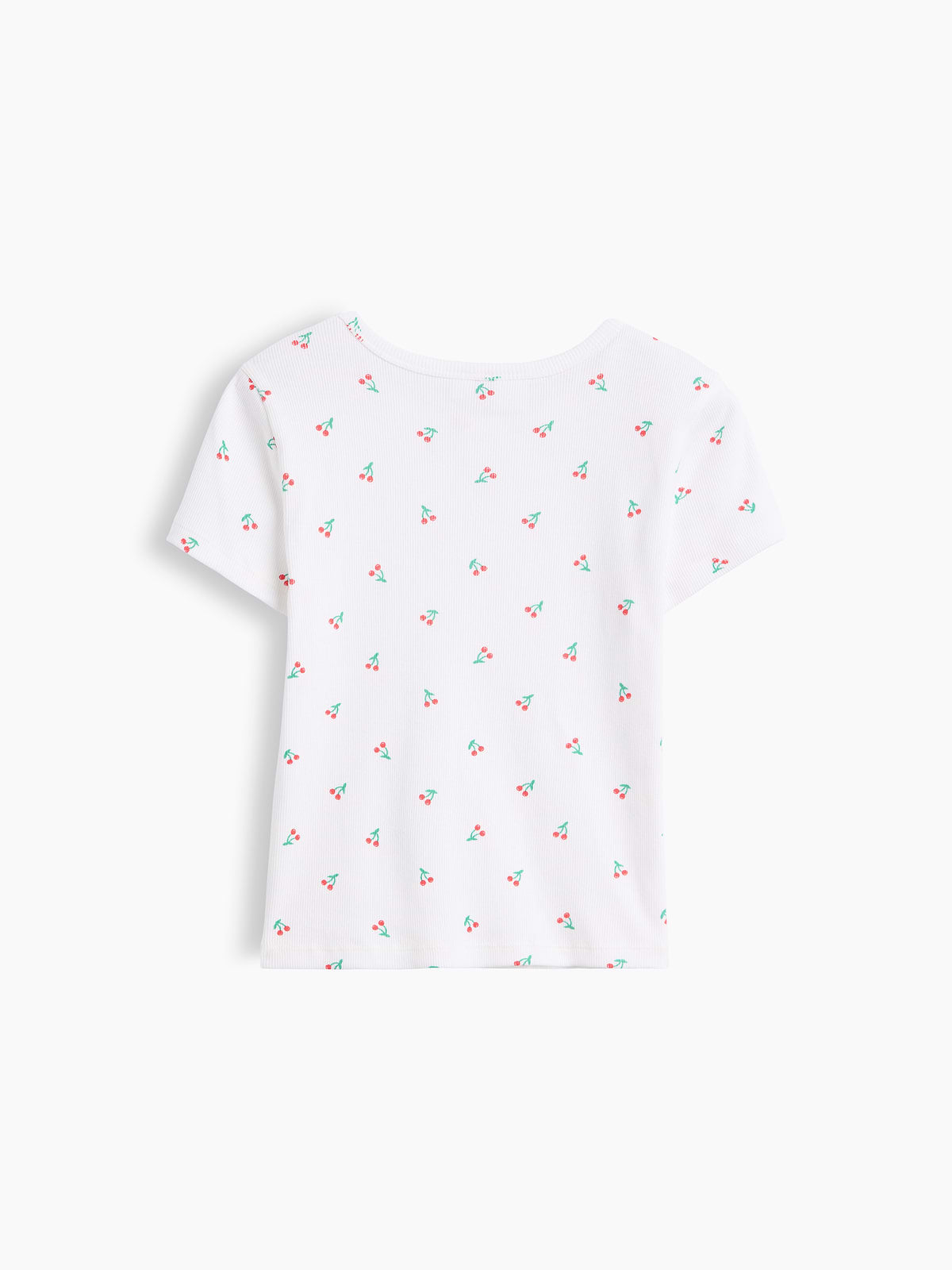 Kids Ribbed Crewneck T-Shirt