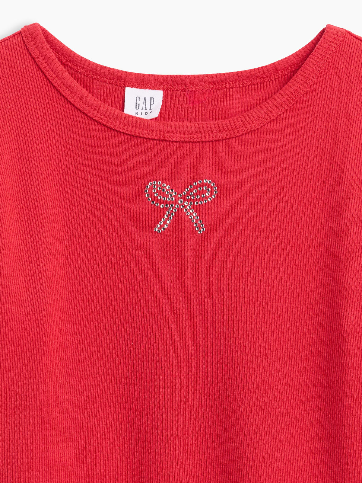 Kids Ribbed Crewneck T-Shirt