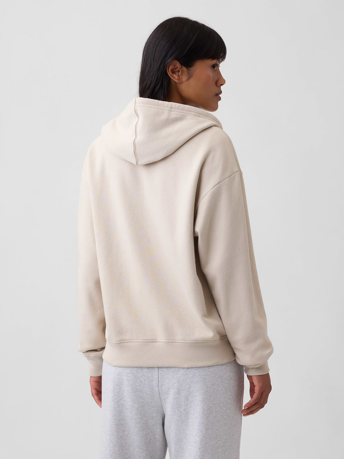 Relaxed Gap Logo Zip Hoodie
