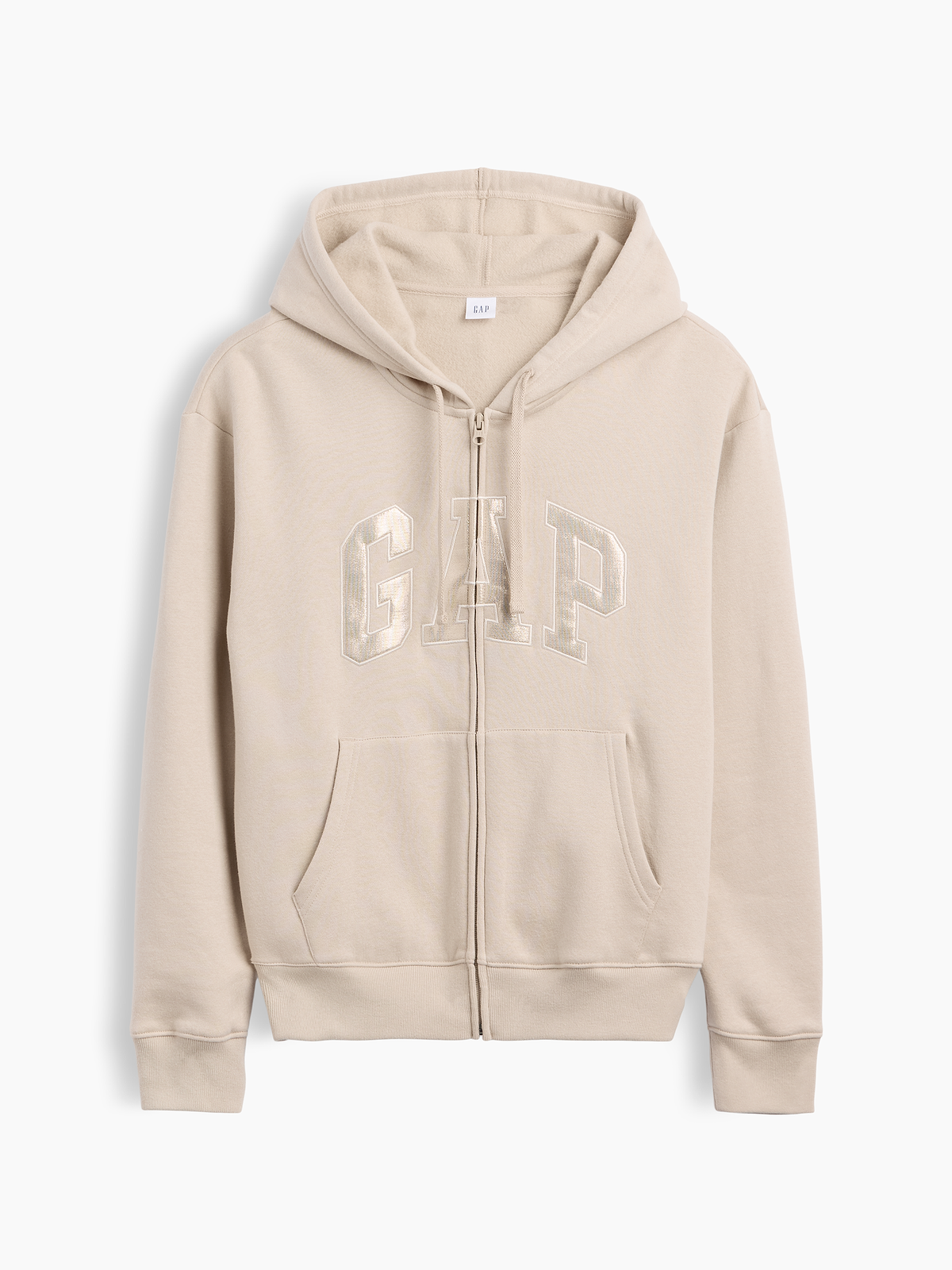 Relaxed Gap Logo Zip Hoodie