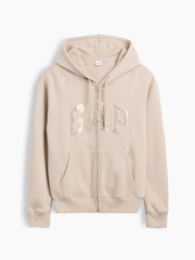 Relaxed Gap Logo Zip Hoodie