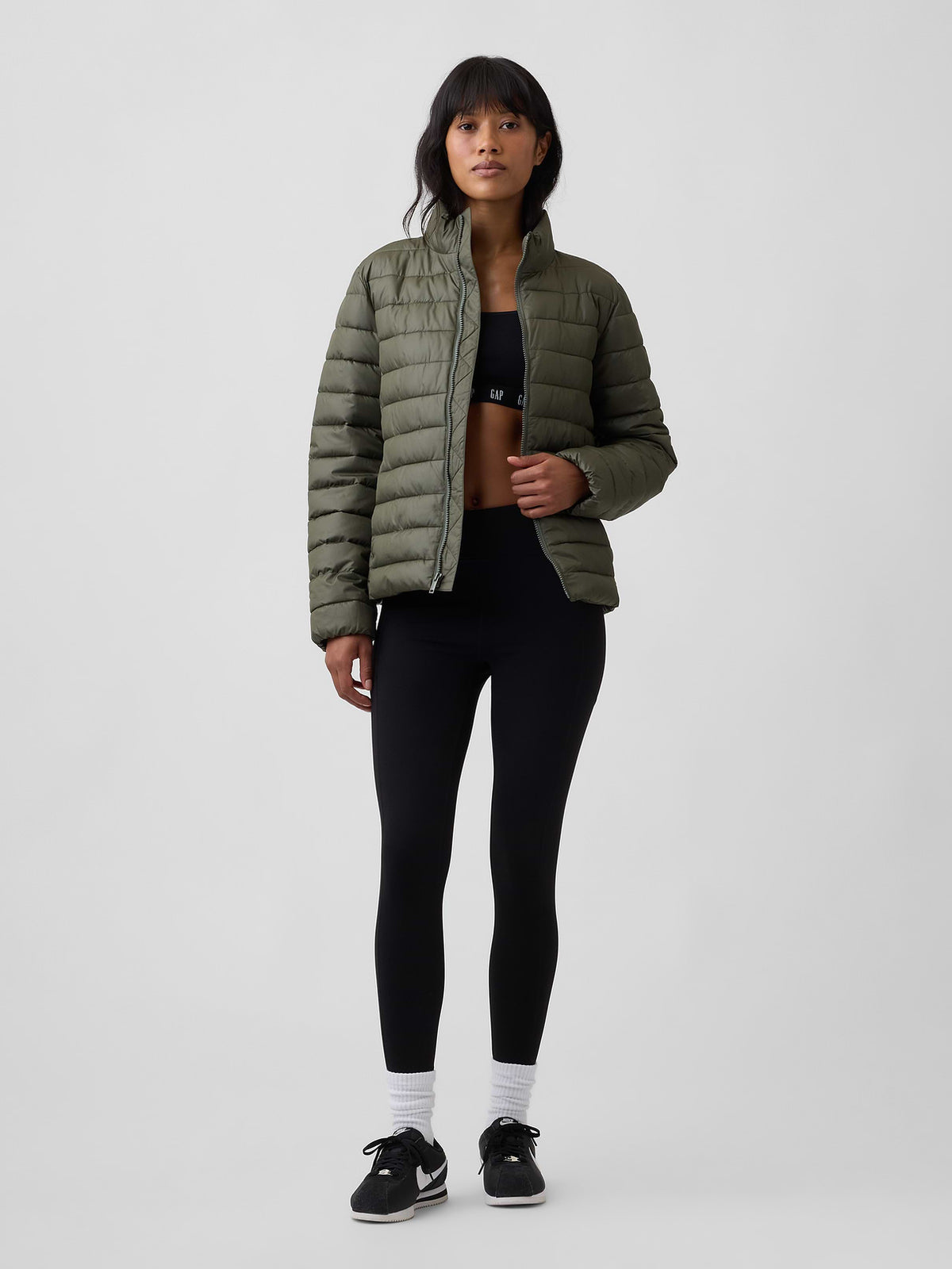 Relaxed Quilted Puffer Jacket
