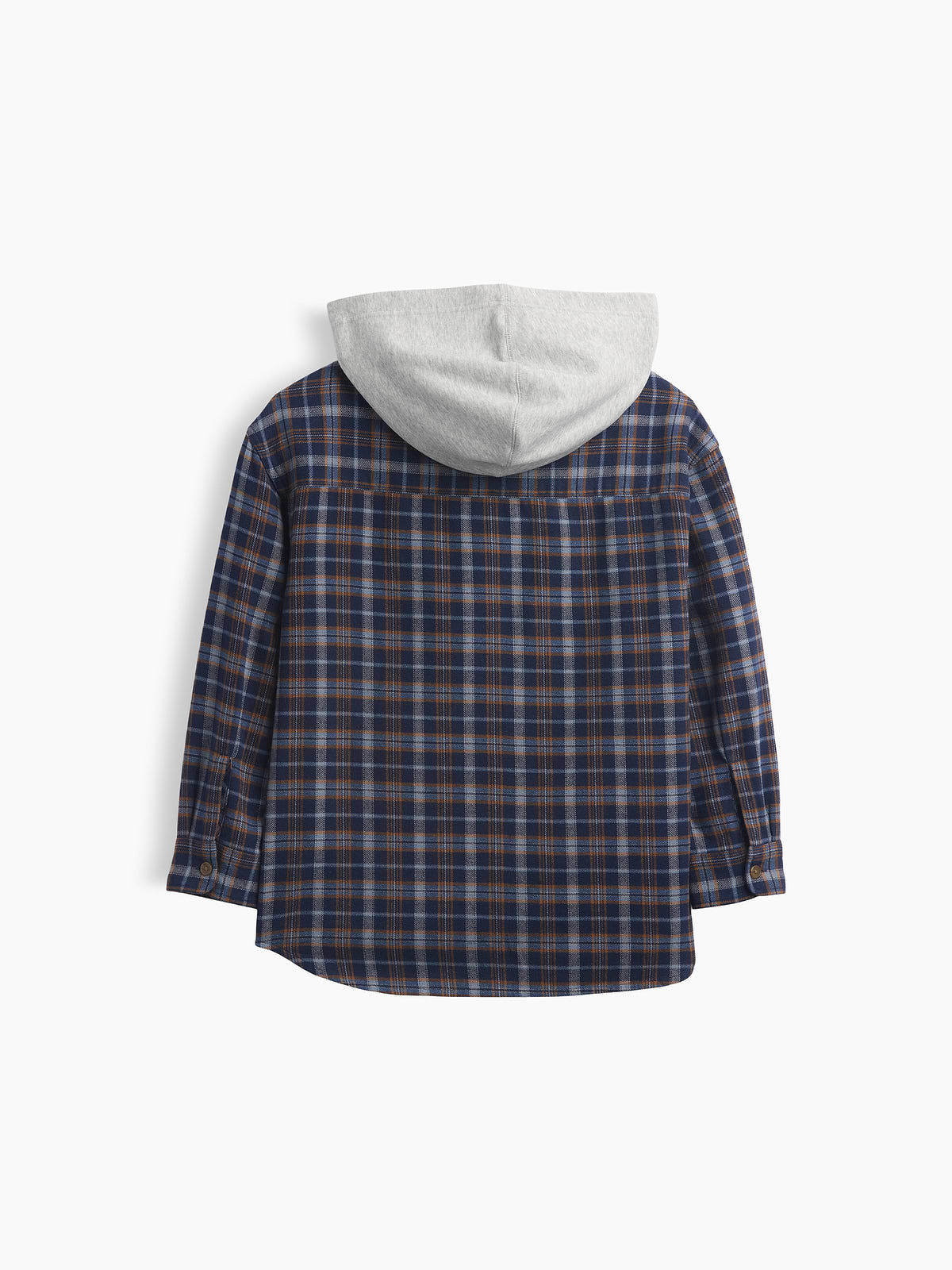 Kids Hooded Flannel Shirt