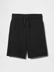 Kids Relaxed Gap Logo Pull-On Shorts - Black