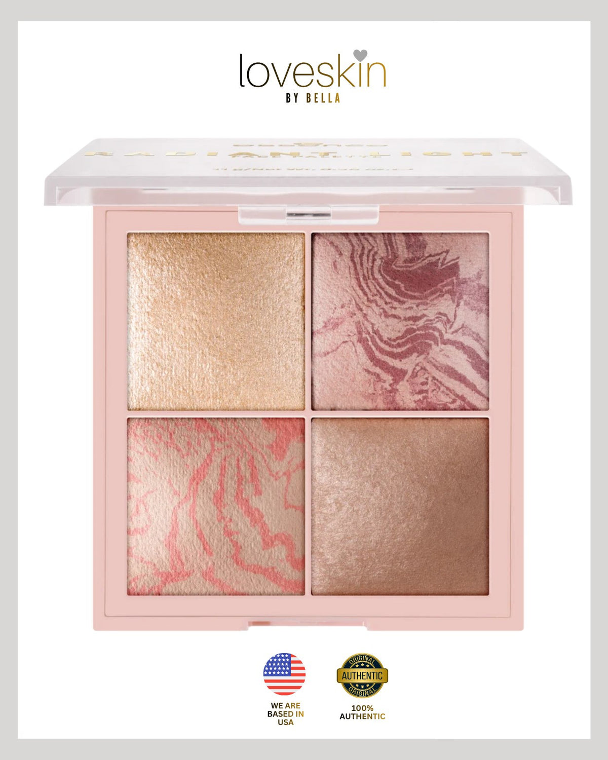 (Incoming Stock: ETA 30 Days) essence RADIANT LIGHT face palette