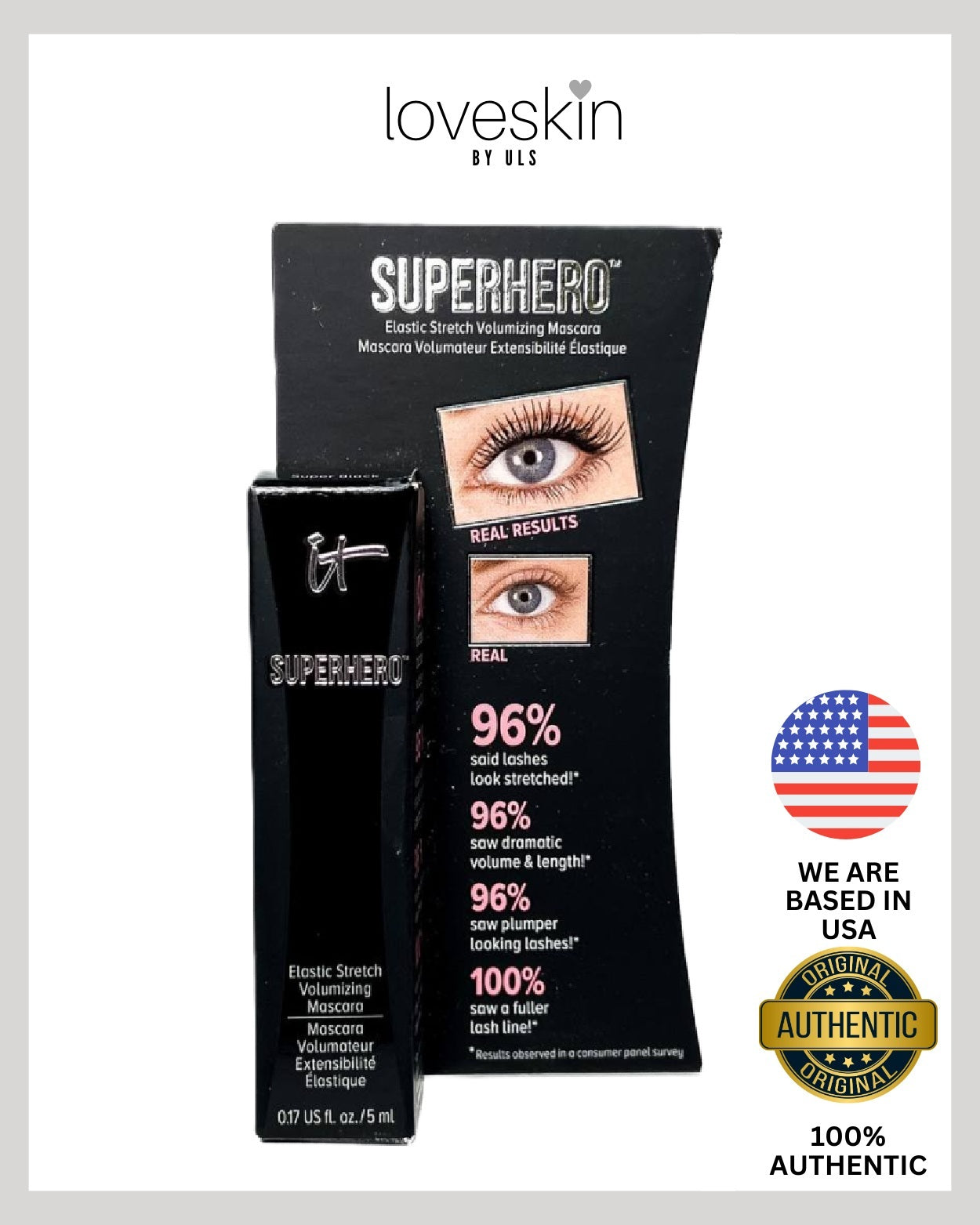 IТ Сosmetіcs Superherо Elastіc Stretch Volumіzіng and Lengthenіng Mascara Size 5ml