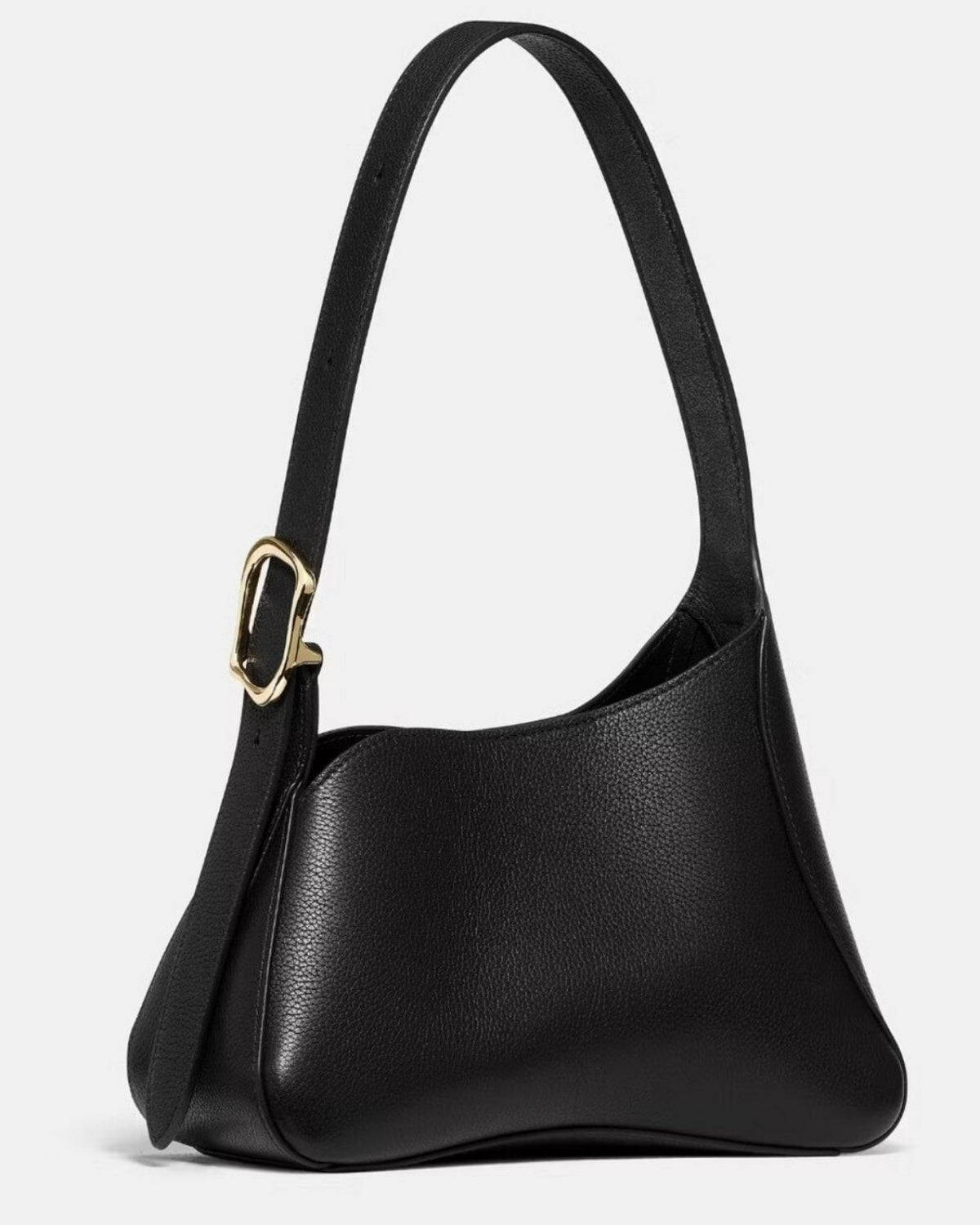 KS 454 Sculpted Shoulder Bag, Black