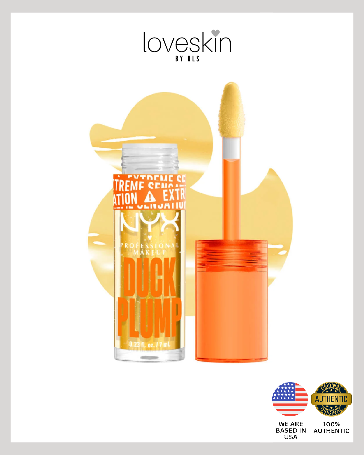 NYX Duck Plump Extreme Sensation High Pigment Plumping Gloss Shade 01 Clearly Spicy 2.7ml/0.09oz