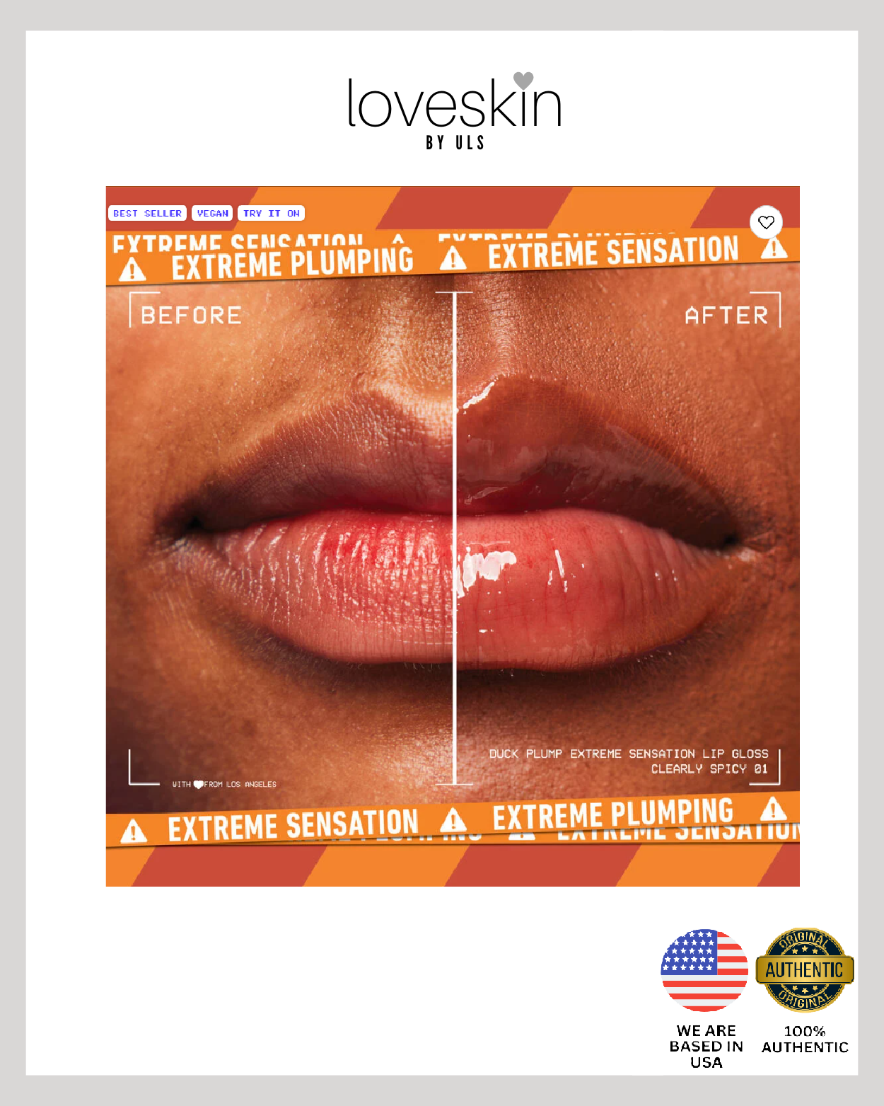 NYX Duck Plump Extreme Sensation High Pigment Plumping Gloss Shade 01 Clearly Spicy 2.7ml/0.09oz