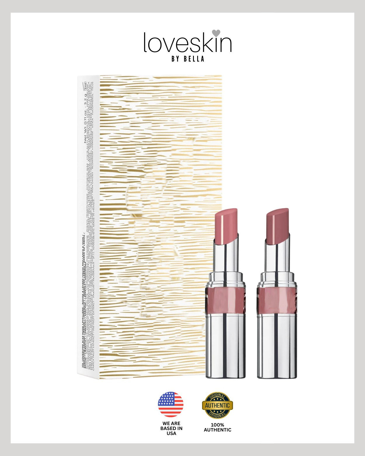 LoveSkin LoveShine LIP OIL STICK GIFT SET | SHADES 44 AND 213
