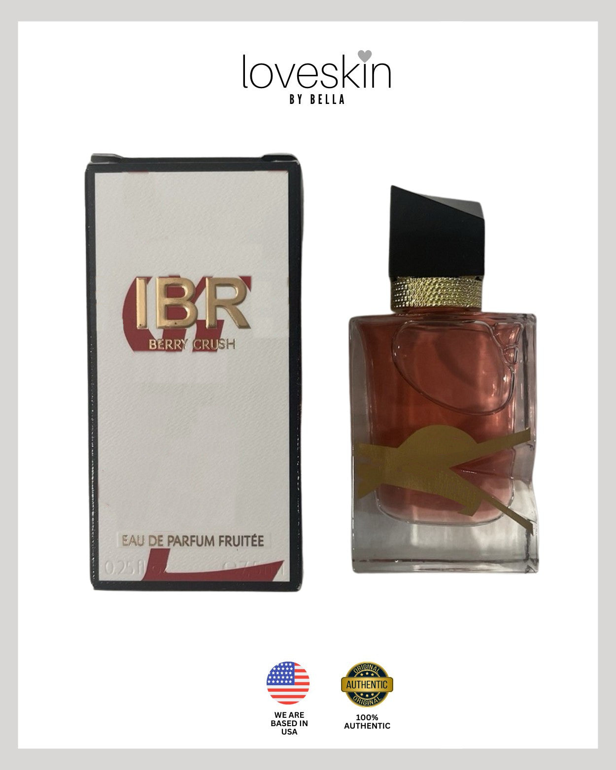 LoveSkin's Libra Crushed Berry Mini EDP Size 7.5ml