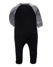 Baby Boy Naik Futura Black Footed One Piece Coverall in Color Black Size 9 months